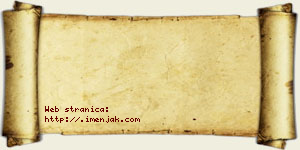 Hana Džakula vizit kartica